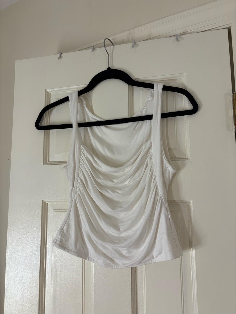 Forever 21 White Square-Neck Ribbed Tank - Picture 3 of 3